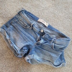 Hollister Light Blue Jean Shorts Size 5